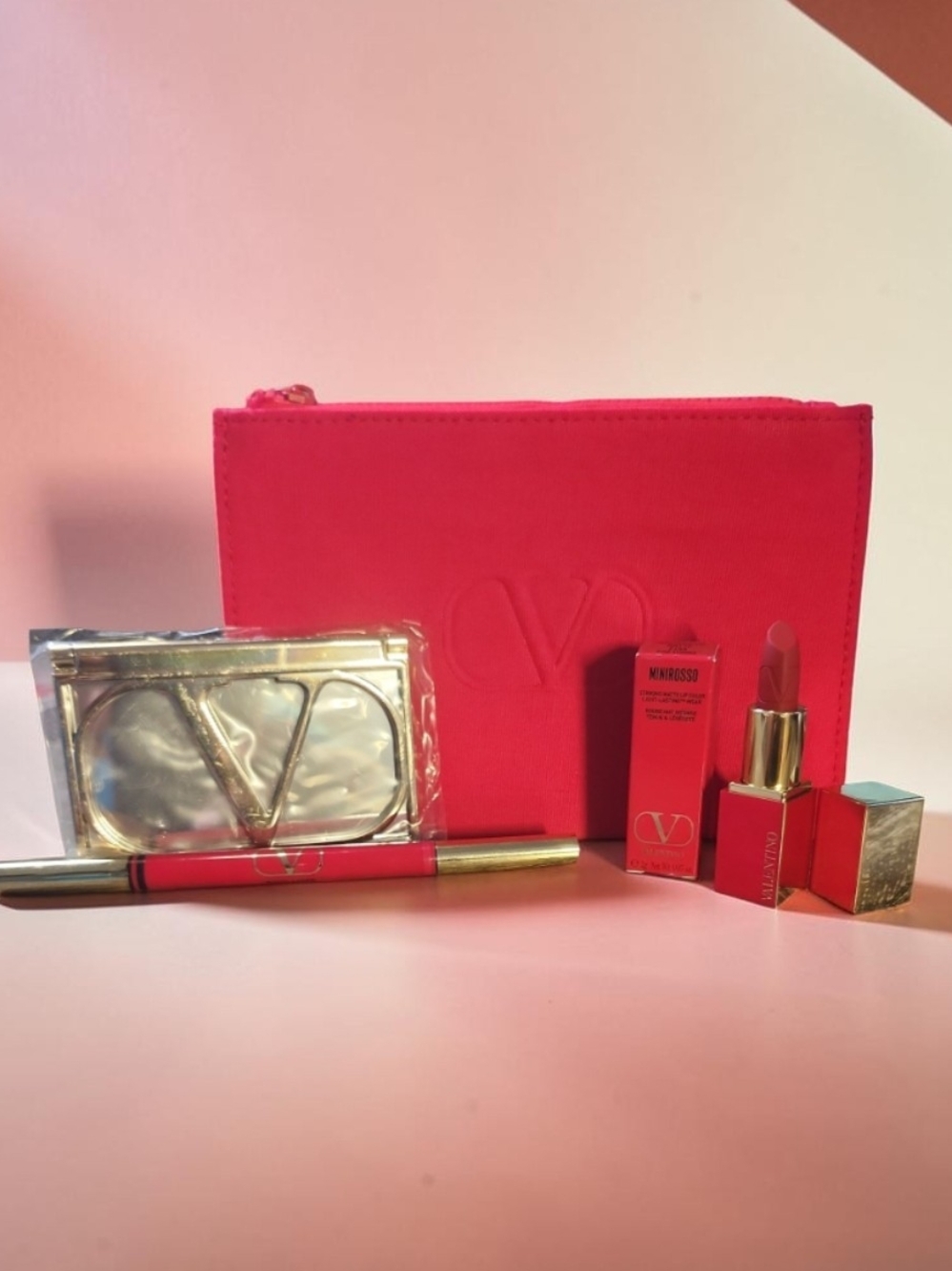 Valentino VLogo Rockstud Mini Makeup Set - New